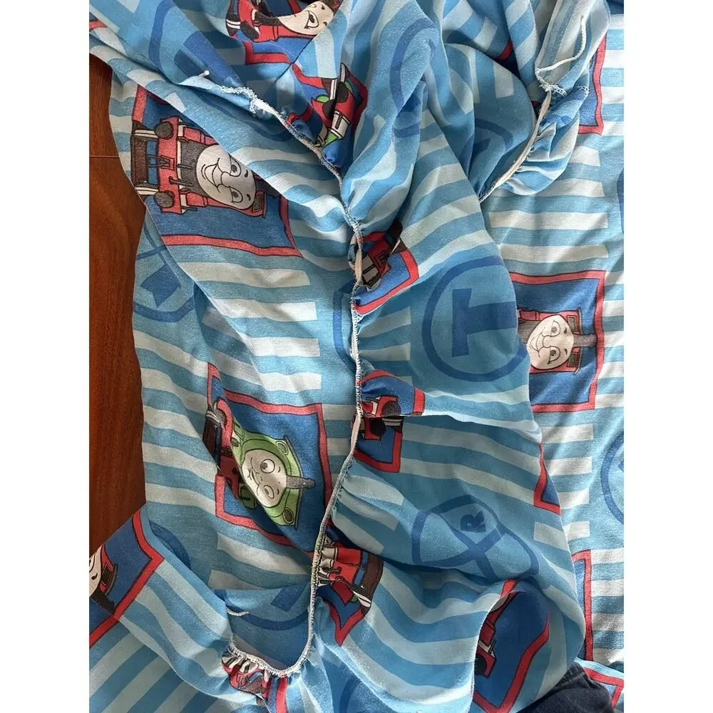 Vintage 2001 Thomas The Train Twin Comforter Bed Set - Pillowcase Fitted & Flat